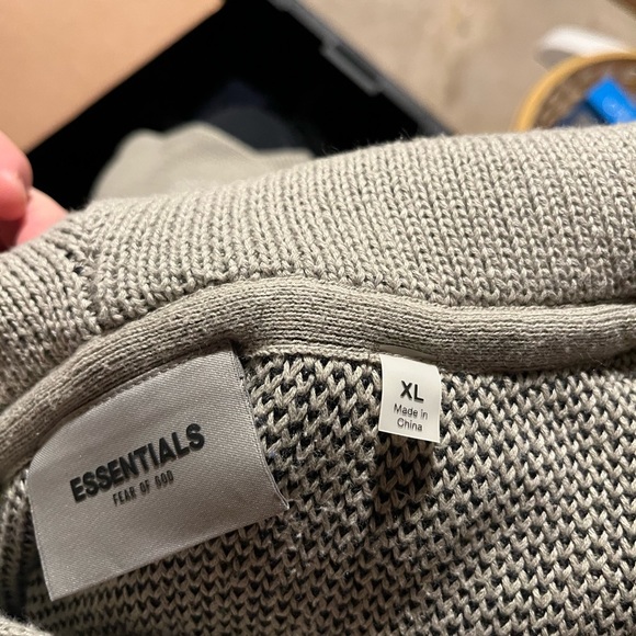 Essentials Fear of God knit hoodie. - Picture 2 of 2